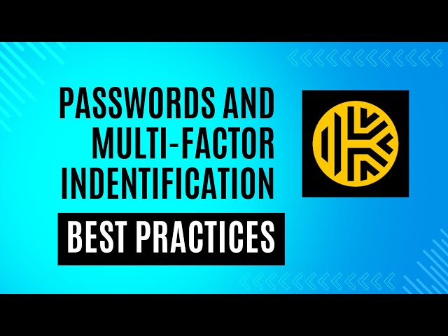 cover photo for passwords and multi-factor identification
